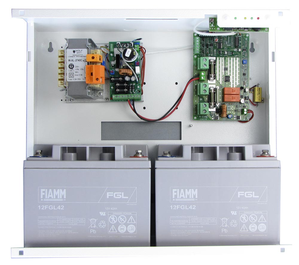 Alimentatore Evac EN54-4 11201-10 UC2740EV Wolf Safety
