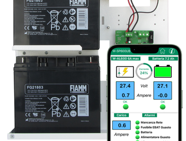 alimentatore anticendio con app